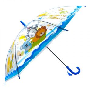 Парасолька зі свистком дитяча "ПІРАТИ" (85 см.), СИНІЙ