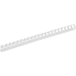 Пружина пластикова d 16 мм, біла, 100 шт.