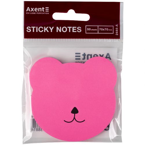 Блок паперу з клейким шаром, Bear, 70х70мм,50арк