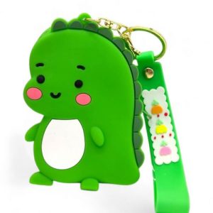 Гаманець силіконовий з гумовим ремінцем (Діно зелений)