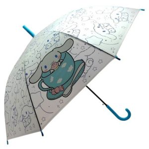 Парасолька "Аніме. Санріо - Сінаморолл", тростина; висота - 75 см; діаметр купола - 83 см, (блакитна)