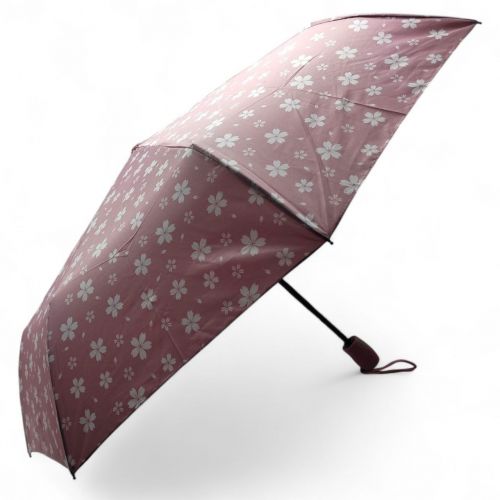 Парасолька складна, діаметр купола - 85 см (рожева)