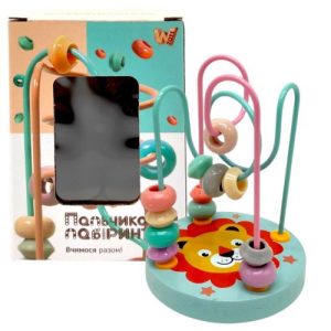 Пальчиковий лабіринт, деревʼяний, в коробці