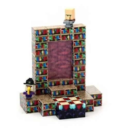 Конструктор магнітний "Майнкрафт / Minecraft " 35 елементів, фігурки героїв, в коробці