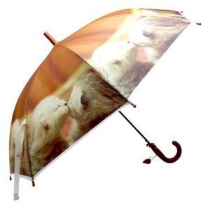 Дитяча парасолька КОТИКИ (СВІТЛО-КОРИЧНЕВИЙ)