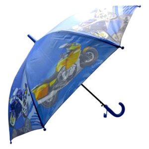 Дитяча парасолька МОТОЦИКЛ (СИНІЙ)