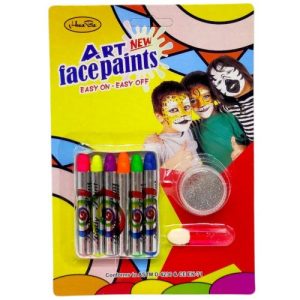 Фарба для аквагриму неонова 6 шт