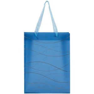 Пакет пластиковий подарунковий 25х19см, Waves-2