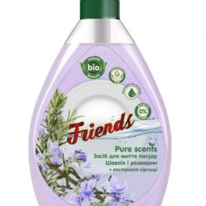 Друг засіб д/м посуду Friends Pure scents 900г Шавлія і розмарин