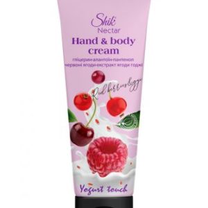 Shik Nectar YOGURT TOUCH Крем д/рук і тіла 75мл Червоні ягоди та екстракт годжі