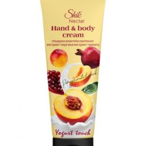 Крем для рук і тіла "Shik Nectar YOGURT TOUCH", 75мл, Екстракти персика та гранату