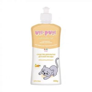 Уті-Путі засіб д/миття дитячого посуду 600г з екстрактом череди і ромашки пуш-пул