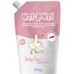 Рідке мило "Уті-Путі" 900г Дитяче з екстр. подорожника та каледули, з ароматом жуйки