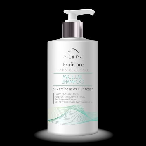 Міцелярний шампунь "Sansi ProfiCare Hair" 900мл shine complex