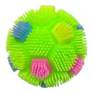 Їжачок, що світиться Футбол 6 см (САЛАТОВИЙ)