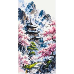 Картина за номерами "Гармонія Сходу" 40*80 см