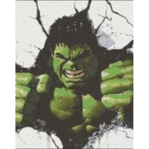 Алмазна мозаїка "Халк" 40х50 см