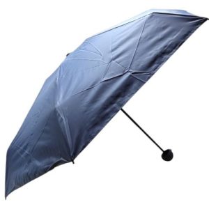 Парасолька механічна (висота - 53 см; діаметр купола - 82 см; довжина у складеному вигляді: 17 см) СІРО-СИНІЙ