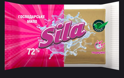 Sila мило господарське 180г 72% (в плівці)