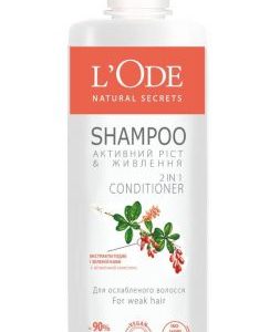 L'Ode Natural Secrets Шампунь 400мл для ослабленого волосся