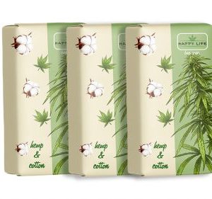 Happy Life мило 180гр Конопля і бавовна