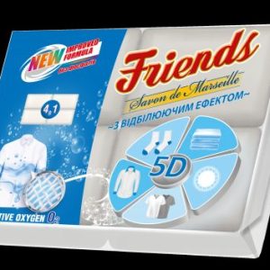 Друг, мило господарське (4*115г) для прання з відбілюючим ефектом