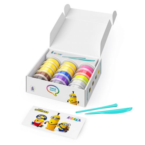 Меганабір самозатвердіючого пластиліну ЛІПАКА – ПОСІПАКИ