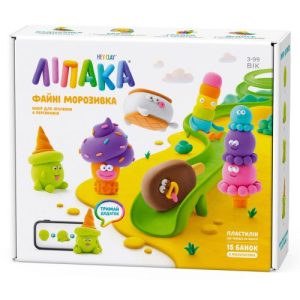 Меганабір самозатвердіючого пластиліну ЛИПАКА – ФАЙНЕ МОРОЗИВО