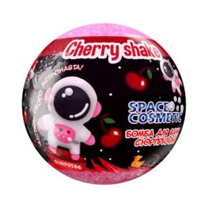 Аква Шайн Space Cosmetic бомба д/ванн з іграшкою 100г Вишневий шейк