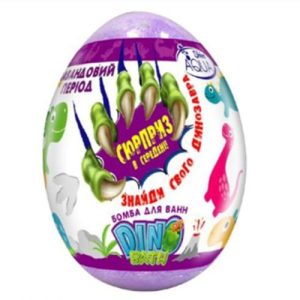 Аква Шайн DinoBath бомба д/ванн 145г Лавандовий період