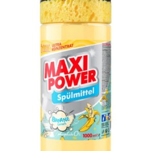 MAXI POWER Засіб для миття посуду Банан 1л