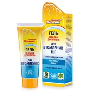 Доктор Біокон гель Швидка допомога для втомлених ніг туба 75мл