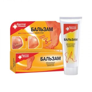 Доктор Біокон Бальзам для огрубівшої, потрісканої шкіри стоп 75г
