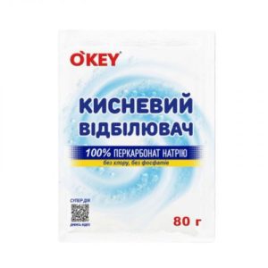 OKEY кисневий відбілювач 100%  80г саше