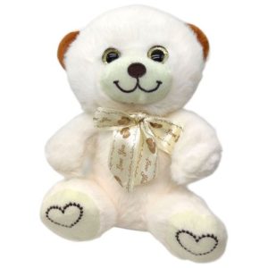 М'яка іграшка "Ведмедик романтик", 20 см (БІЛИЙ)