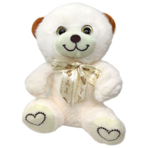 М'яка іграшка "Ведмедик романтик", 20 см (БІЛИЙ)