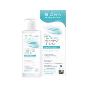 Біона Флора-баланс Мякий гель для інтимної гігієни з пребіотиком 275 мл