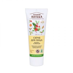 Green Pharmacy скраб д/обл. 75мл медово-кавовий