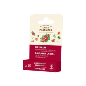 Green Pharmacy бальзам д/губ 3,6г вітамінний брусниця та журавина