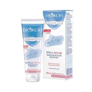 Білосніжка крем-актив вечірній відбілюючий 75мл