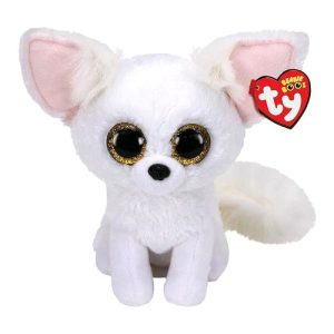 Дитяча іграшка м’яконабивна TY Beanie Boo's. Біла лисиця FENNEC 15см