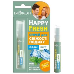 Спрей для свіжості подиху "Happy Fresh. Cool mint" 10мл