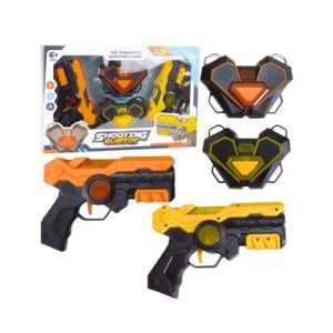 Пістолети з мішенями  2 пістолети, (ПОМАРАНЧЕВИЙ+ЖОВТИЙ)