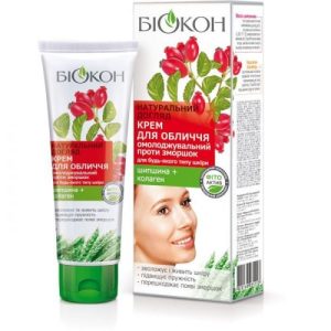 Біокон Крем для обличчя  Натуральний догляд Омолоджувальний проти зморшок для будь-якого типу шкіри, 75 мл