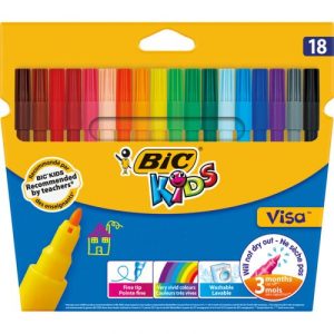 Олівці воскові BIC Plastidecor, 12 кольорів