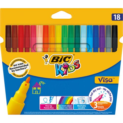Олівці воскові BIC Plastidecor, 12 кольорів