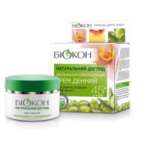Біокон Денний крем Натуральний догляд Зволоження + Омолодження 45+, 50 мл