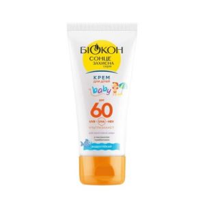Біокон Baby Сонцезахисний крем дитячий SPF 60 водостійкий, 60 мл