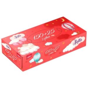 Softa Chisto Bunny Серветки косметичні сухі, 2 шари 150+25 шт