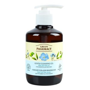 Green Pharmacy Гель для вмивання Ніжний Алое та олія льону, 270мл
